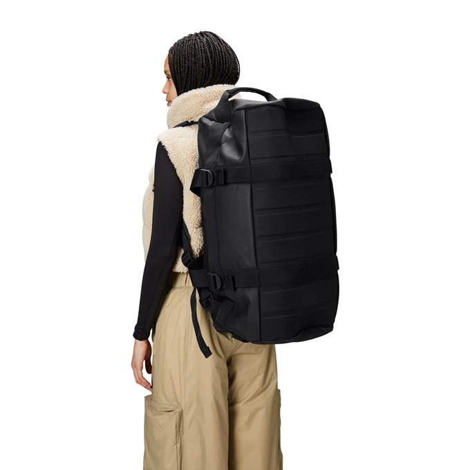 Rains Texel Duffel Bag W3 Black 5 Rains Texel Duffel Bag W3 Black - Afbeelding 5