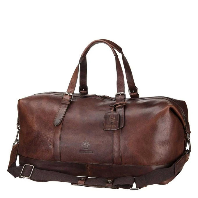 Leonhard Heyden Roma Travel Bag Dark Brown 3 Leonhard Heyden Roma Travel Bag Dark Brown - Afbeelding 3