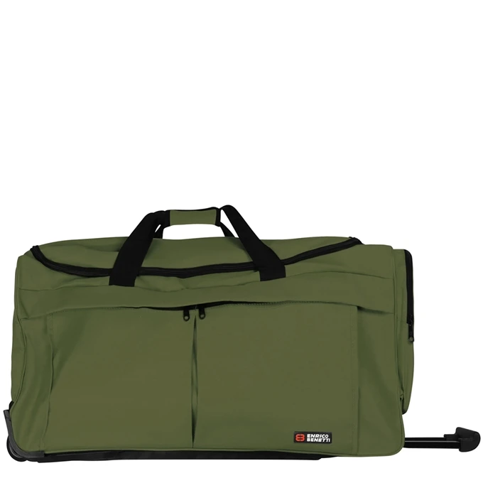 Enrico Benetti Amsterdam Wheel Bag 75 Olive 1 Enrico Benetti Amsterdam Wheel Bag 75 Olive