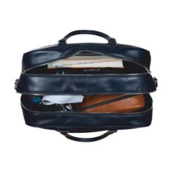 Leonhard Heyden Montreal Business Travel Bag Navy Blue -Mode Tassen Winkel image 6213