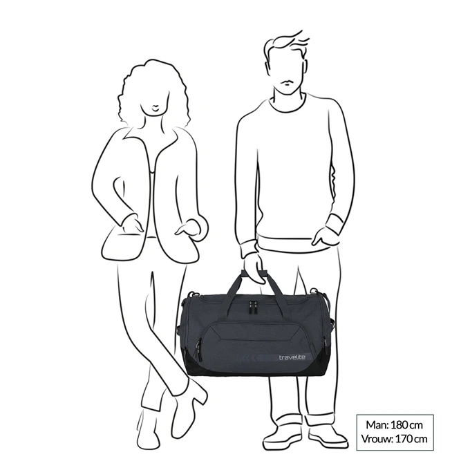 Travelite Kick Off Duffle L Red 2 Travelite Kick Off Duffle L Red - Afbeelding 2