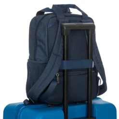 Bric's Ulisse Backpack Ocean Blue -Mode Tassen Winkel image 6689