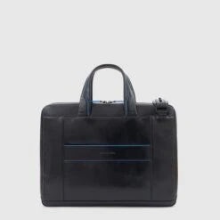 Piquadro Blue Square Computer Portfolio Briefcase 14'' Black 13 Piquadro Blue Square Computer Portfolio Briefcase 14'' Black -Mode Tassen Winkel image 6804