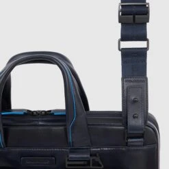 Piquadro Blue Square Computer Portfolio Briefcase 14'' Black 17 Piquadro Blue Square Computer Portfolio Briefcase 14'' Black -Mode Tassen Winkel image 6808