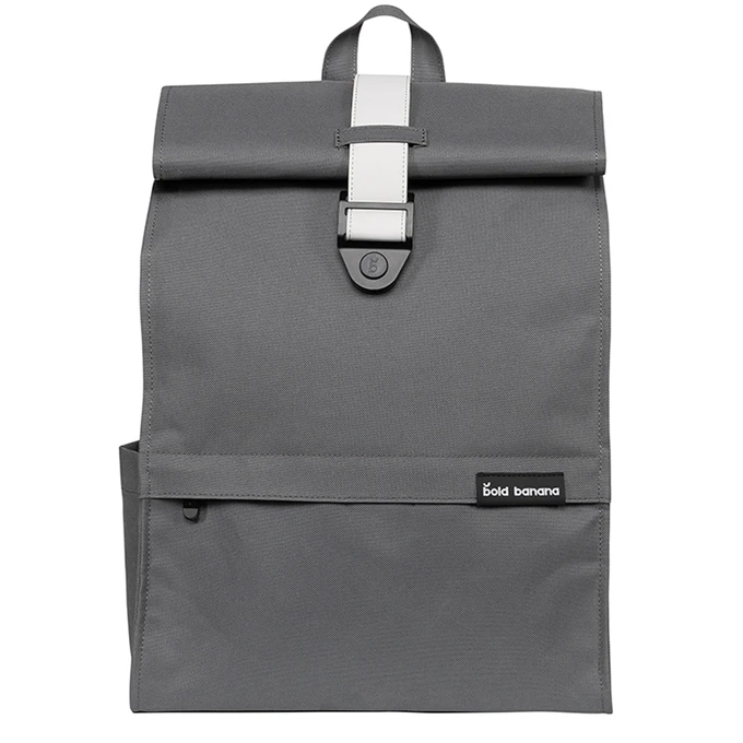 Bold Banana Roll Top Backpack Grey Gravity 1 Bold Banana Roll Top Backpack Grey Gravity