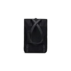 Rains Backpack Mini W3 Black -Mode Tassen Winkel image 7198
