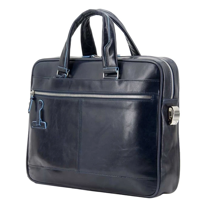 Piquadro Blue Square Organized Laptop & IPad Case Night Blue 2 Piquadro Blue Square Organized Laptop & IPad Case Night Blue - Afbeelding 2