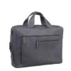 Leonhard Heyden Den Haag 2 Handle Brief Case 2 Compartments Grey