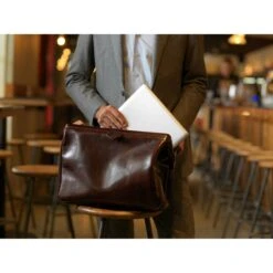 Mutsaers The Classic Aktetas 15'' Donker Bruin -Mode Tassen Winkel image 7390