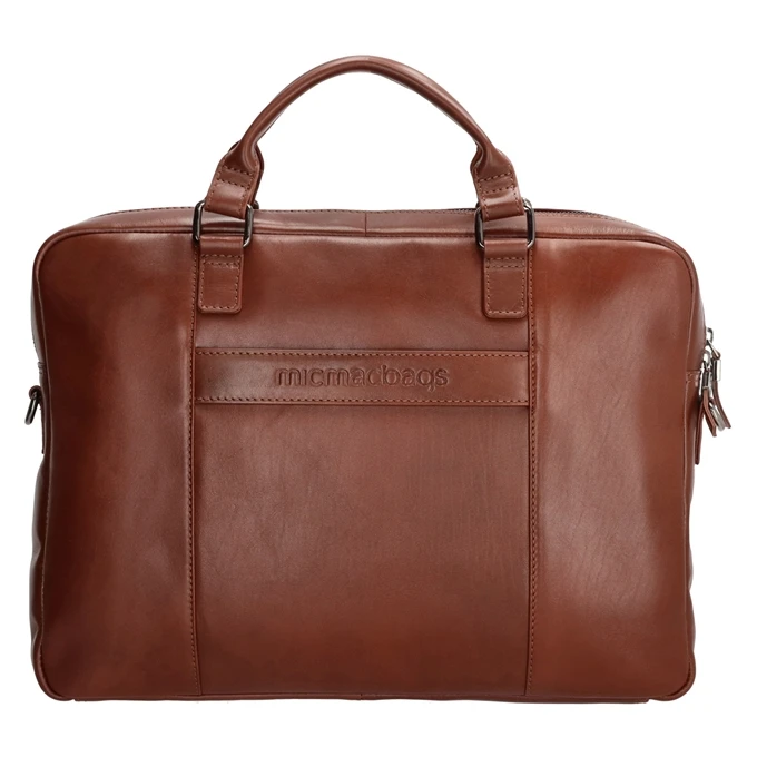 Micmacbags Le Mans Laptoptas 15" Cognac 3 Micmacbags Le Mans Laptoptas 15" Cognac - Afbeelding 3