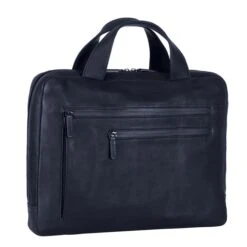 Leonhard Heyden Den Haag Briefcase 1 Compartment Blue