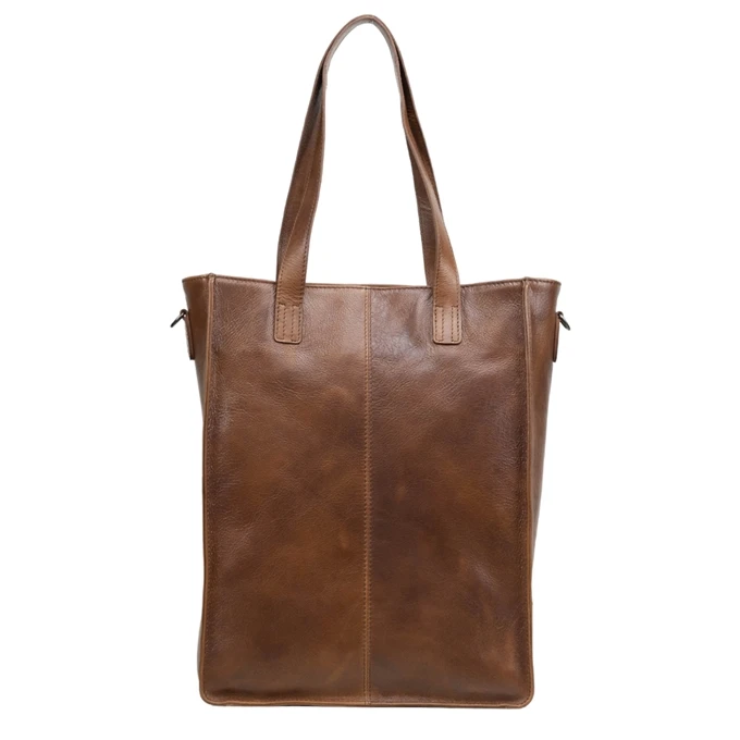 DSTRCT Raider Road Shopper Laptoptas 15,6" Leer Cognac 1 DSTRCT Raider Road Shopper Laptoptas 15,6" Leer Cognac