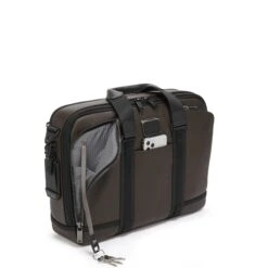 Tumi Alpha Bravo Albany Advanced Brief Dark Brown -Mode Tassen Winkel image 7974