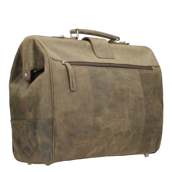 Bear Design Dark Nature Dokterstas Brown 2 Bear Design Dark Nature Dokterstas Brown - Afbeelding 2