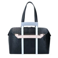 FMME. Christy 15.6 Croco Black 15 FMME. Christy 15.6 Croco Black -Mode Tassen Winkel image 7995