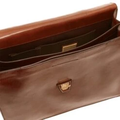 The Bridge Story Uomo Briefcase Brown II -Mode Tassen Winkel image 8146