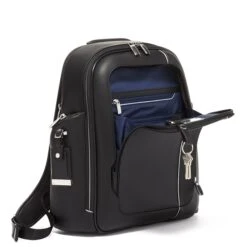 Tumi Arrivé Larson Backpack Black Leather -Mode Tassen Winkel image 8291