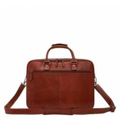 Castelijn & Beerens Verona Business Laptoptas 15.6" Licht Bruin2 -Mode Tassen Winkel image 8357