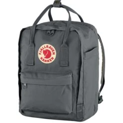 Fjallraven Kanken Laptop 13" Super Grey -Mode Tassen Winkel image 8403