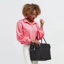 Kipling Superworker B Werktas Black Noir -Mode Tassen Winkel image 8437