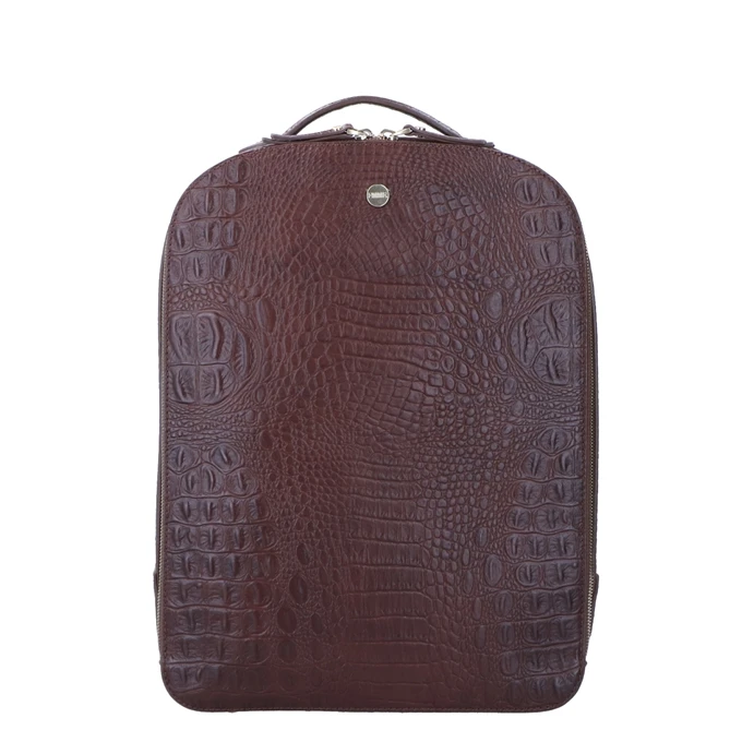 FMME. Claire 13.3 Backpack Croco Brown 1 FMME. Claire 13.3 Backpack Croco Brown