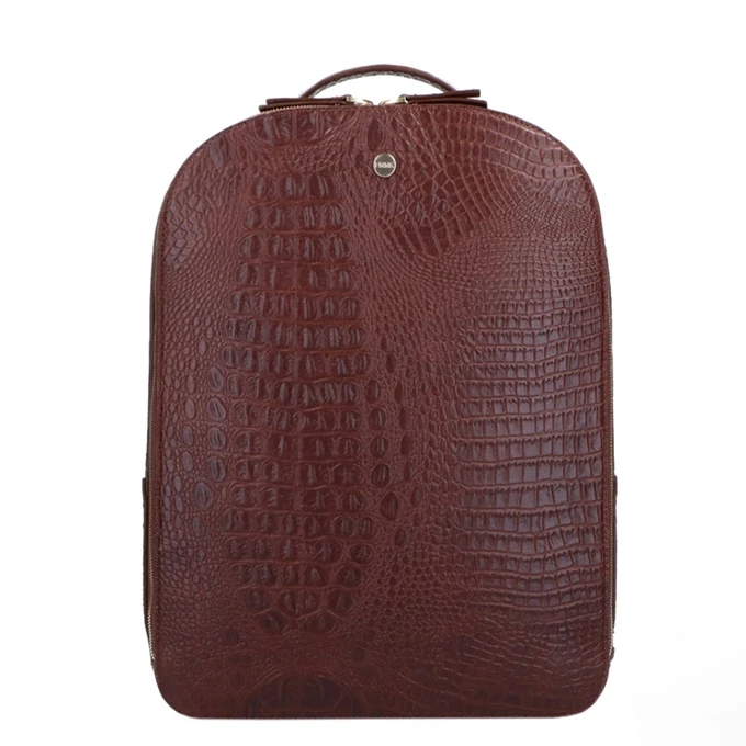 FMME. Claire 13.3 Backpack Croco Brown 10 FMME. Claire 13.3 Backpack Croco Brown - Afbeelding 10