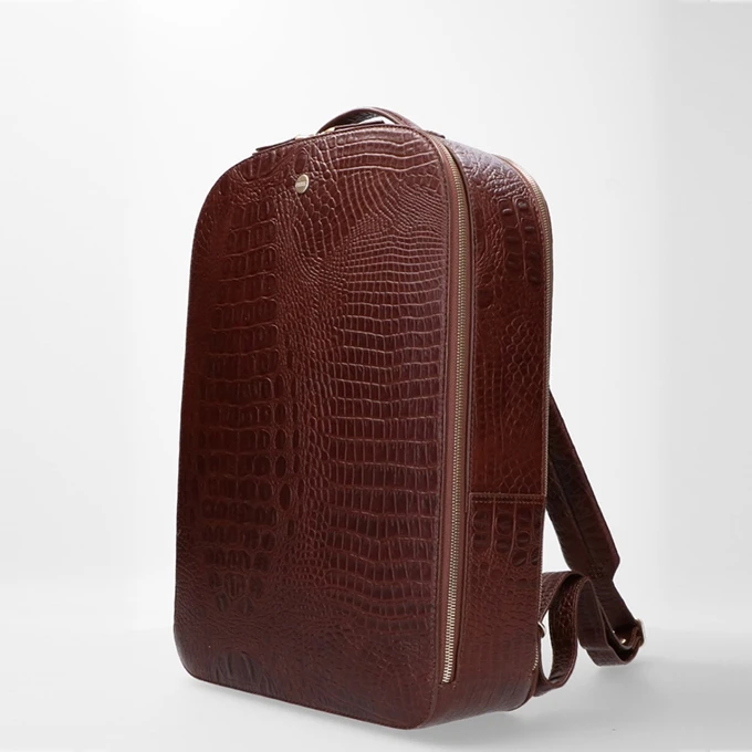 FMME. Claire 13.3 Backpack Croco Brown 11 FMME. Claire 13.3 Backpack Croco Brown - Afbeelding 11