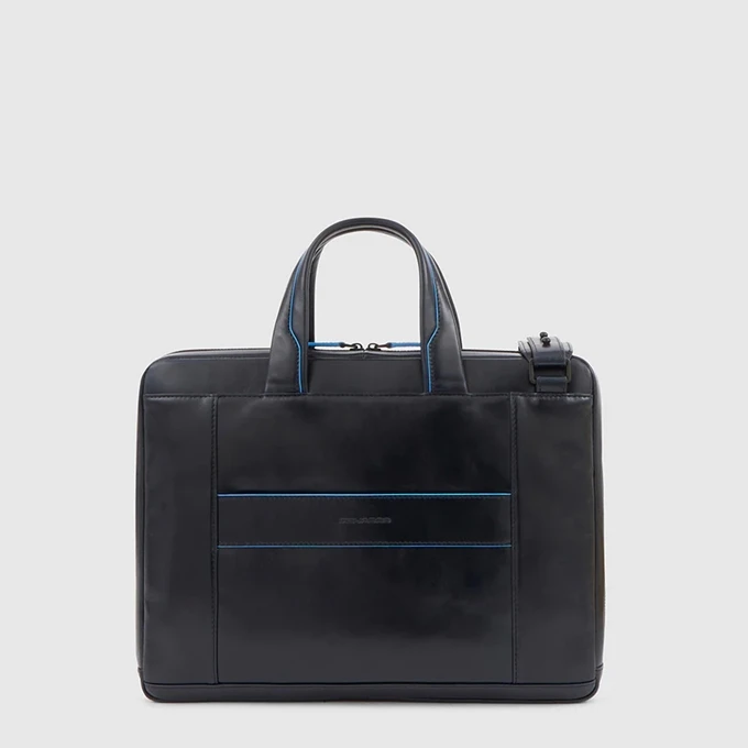 Piquadro Blue Square Computer Portfolio Briefcase 14'' Night Blue 4 Piquadro Blue Square Computer Portfolio Briefcase 14'' Night Blue - Afbeelding 4