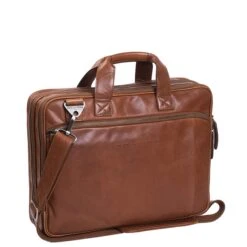 The Chesterfield Brand Manuel Laptop Bag Cognac