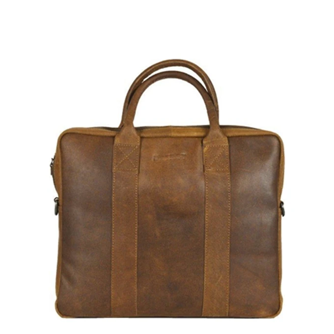 DSTRCT Limited Single Zip 14'' Laptoptas Cognac 1 DSTRCT Limited Single Zip 14'' Laptoptas Cognac