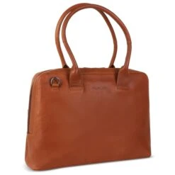 Plevier Canton 15,6" Laptoptas Cognac -Mode Tassen Winkel image 9012