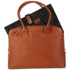 Plevier Canton 15,6" Laptoptas Cognac -Mode Tassen Winkel image 9013