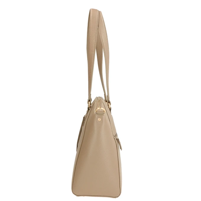 LouLou Essentiels Royal Nappa Laptopbag Taupe 4 LouLou Essentiels Royal Nappa Laptopbag Taupe - Afbeelding 4