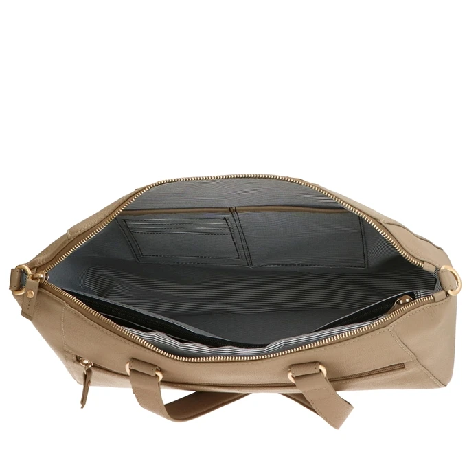 LouLou Essentiels Royal Nappa Laptopbag Taupe 7 LouLou Essentiels Royal Nappa Laptopbag Taupe - Afbeelding 7