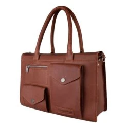 Cowboysbag Kenora Laptop Bag Cognac 7 Cowboysbag Kenora Laptop Bag Cognac -Mode Tassen Winkel image 9119