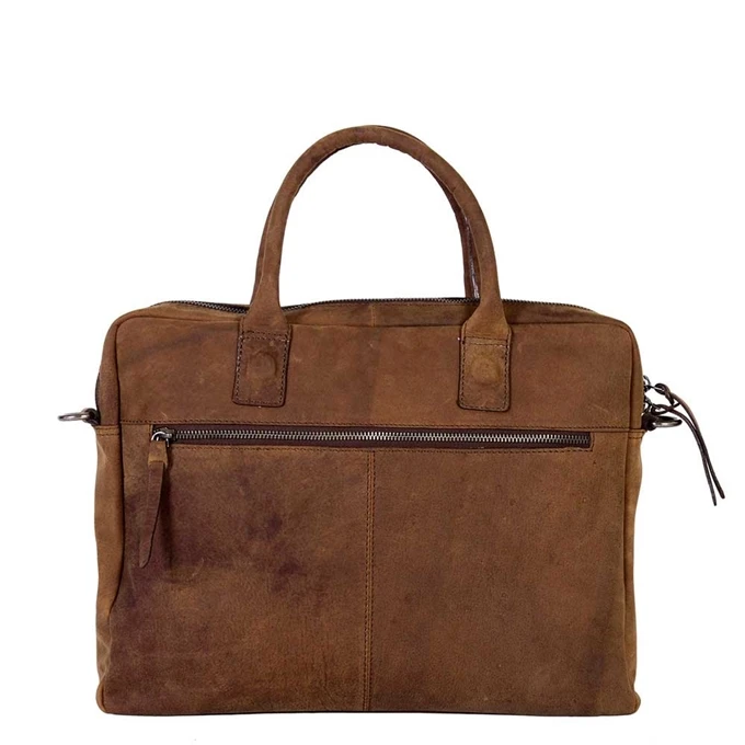 DSTRCT Wall Street Laptopbag 14" Brown 3 DSTRCT Wall Street Laptopbag 14" Brown - Afbeelding 3