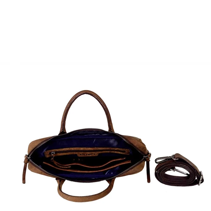 DSTRCT Wall Street Laptopbag 14" Brown 5 DSTRCT Wall Street Laptopbag 14" Brown - Afbeelding 5