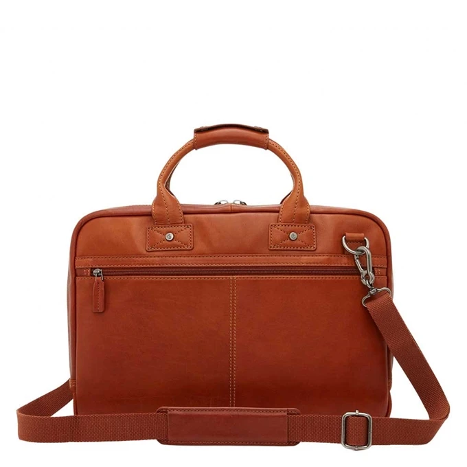 Castelijn & Beerens Firenze Business Laptopbag 15.6" Licht Bruin 3 Castelijn & Beerens Firenze Business Laptopbag 15.6" Licht Bruin - Afbeelding 3