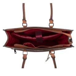 Wimona Franca 14'' Laptoptas Cognac/bruin -Mode Tassen Winkel image 9179