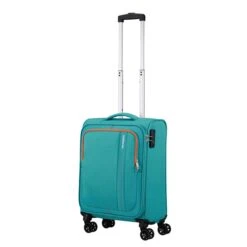 American Tourister Sea Seeker Spinner 55 Aqua Green -Mode Tassen Winkel image 948