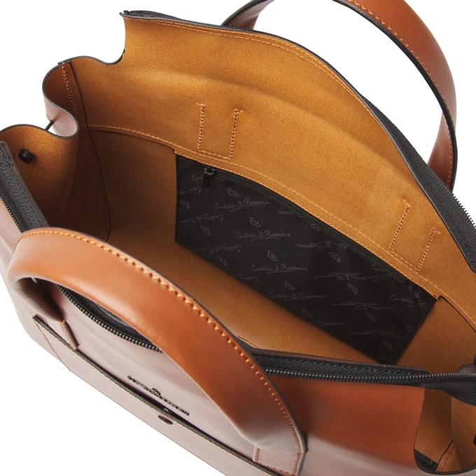 Castelijn & Beerens Dama Sofie Laptoptas 15.6'' Cognac 4 Castelijn & Beerens Dama Sofie Laptoptas 15.6'' Cognac - Afbeelding 4