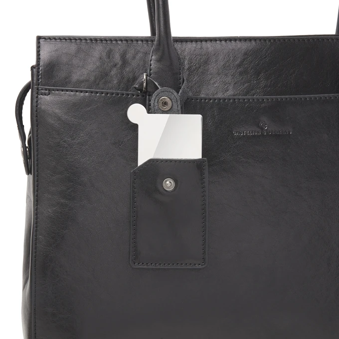 Castelijn & Beerens Gaucho Ellen Laptop Shoulderbag 15.6'' Zwart 6 Castelijn & Beerens Gaucho Ellen Laptop Shoulderbag 15.6'' Zwart - Afbeelding 6