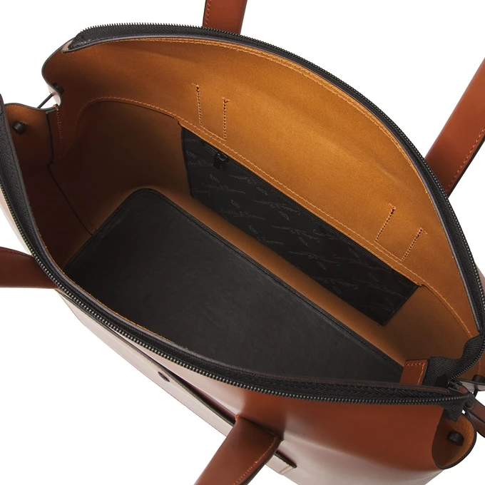 Castelijn & Beerens Dama Noor Laptop Schoudertas 15.6'' Cognac 4 Castelijn & Beerens Dama Noor Laptop Schoudertas 15.6'' Cognac - Afbeelding 4