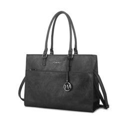 Wimona Franca 14'' Laptoptas Zwart -Mode Tassen Winkel image 9528