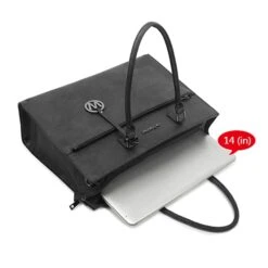 Wimona Franca 14'' Laptoptas Zwart -Mode Tassen Winkel image 9530