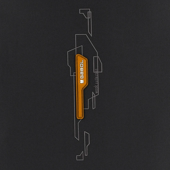 Gabol Week Eco Cabin Backpack Black 6 Gabol Week Eco Cabin Backpack Black - Afbeelding 6