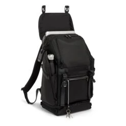 Tumi Alpha Bravo Expedition Backpack Black -Mode Tassen Winkel image 9714