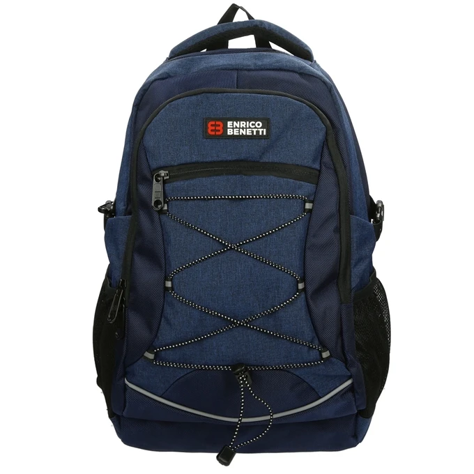 Enrico Benetti Yellow Stone 13'' Laptop Rugzak Blauw 1 Enrico Benetti Yellow Stone 13'' Laptop Rugzak Blauw