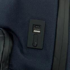 Porsche Design Urban Eco Backpack M2 Dark Blue -Mode Tassen Winkel image 9829