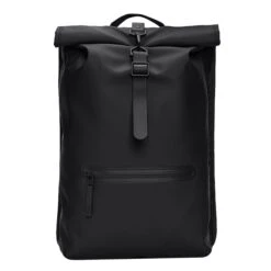Rains Rolltop Rucksack W3 Black